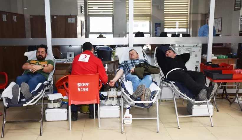 Erenler'de kan bağışı