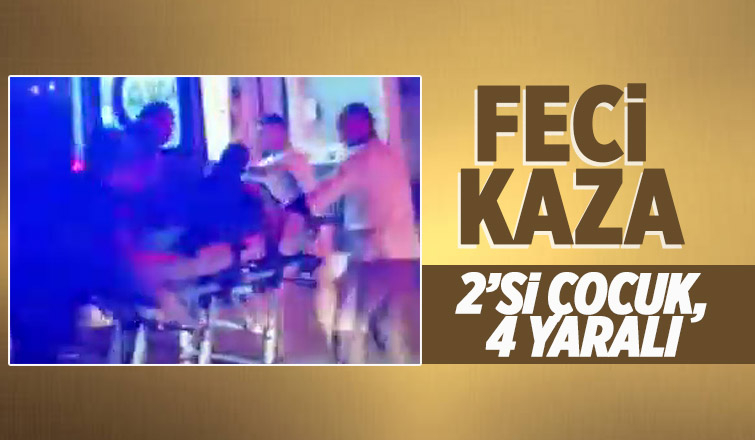 Erenler'de kaza: 4 yaralı