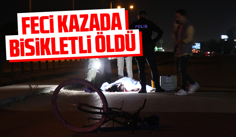Otomobilin çarptığı bisikletli öldü
