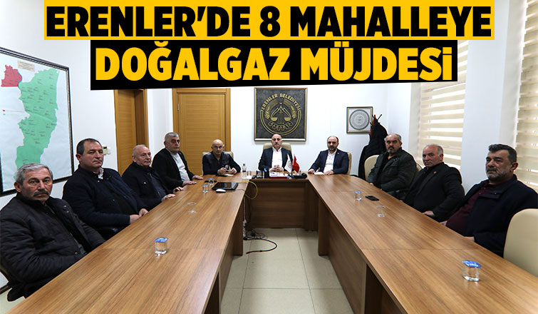 Erenler'de o mahalleler doğalgaza kavuşuyor