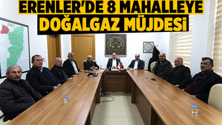 Erenler'de o mahalleler doğalgaza kavuşuyor