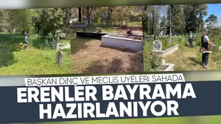 Erenler'de temizlik var; İlçe bayrama hazırlanıyor