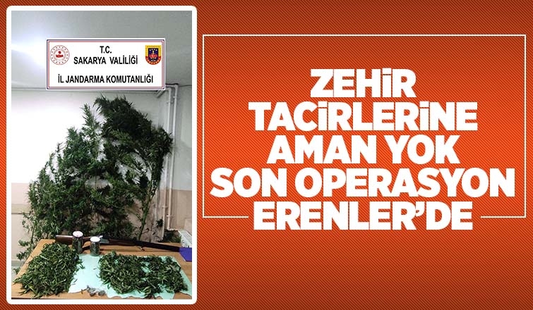 Erenler'de uyuşturucu operasyonu