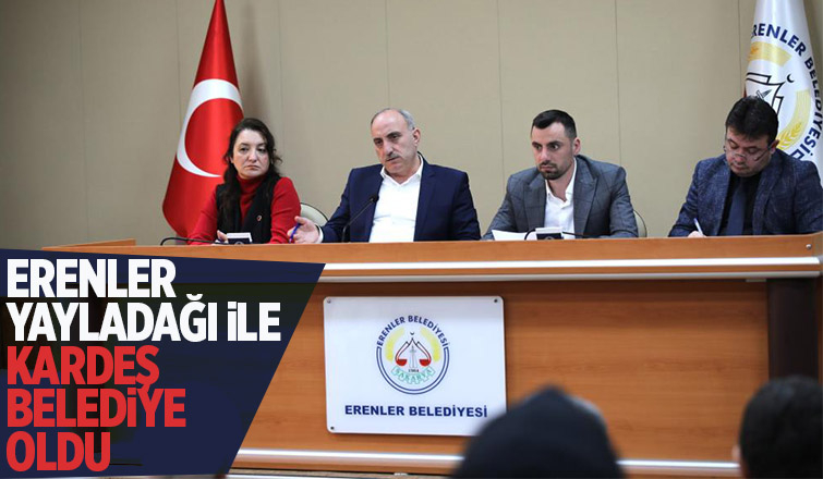 Erenler ile Yayladağı kardeş belediye oldu