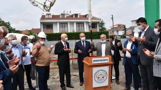 Erenler’in ilk kapalı pazar yerinin temeli atıldı