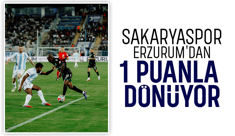 Erzurumspor 1 Sakaryaspor 1