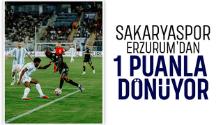 Erzurumspor 1 Sakaryaspor 1