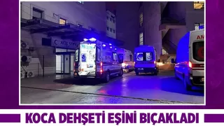 Eşini bıçakladı
