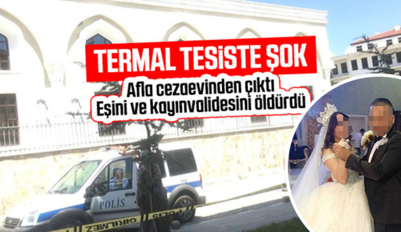 Eşini ve kayınvalidesini öldürdü