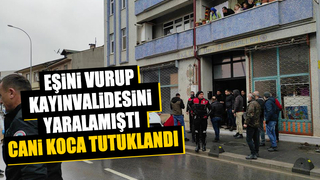 Eşini vurup kayınvalidesini yaralamıştı, tutuklandı