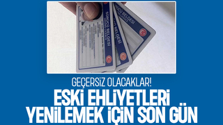 Eski ehliyetlerin süresi doluyor