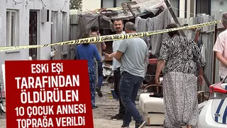Eski eş tarafından öldürülen kadın toprağa verildi