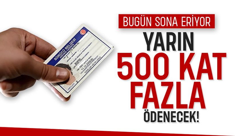 Eski tip ehliyetler için son gün