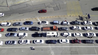 Eskihisar'da kilometrelerce kuyruk: Sürücüler kontak kapattı