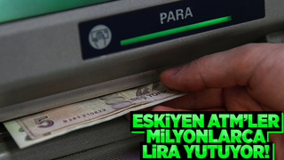 Eskiyen ATM'lerin yuttuğu paralar tepki çekiyor