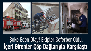 Esrarengız olay; Kayıp kadın ihbarına giden ekipler çöp evle karşılaştı