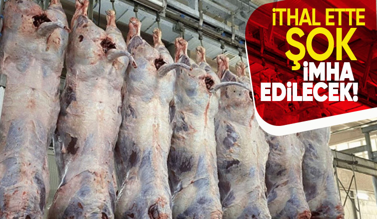 Et Süt Kurumu açıkladı Numunelerde tespit edildi imha edilecek