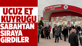 Et ve Süt Kurumu'nda ucuz et kuyruğu