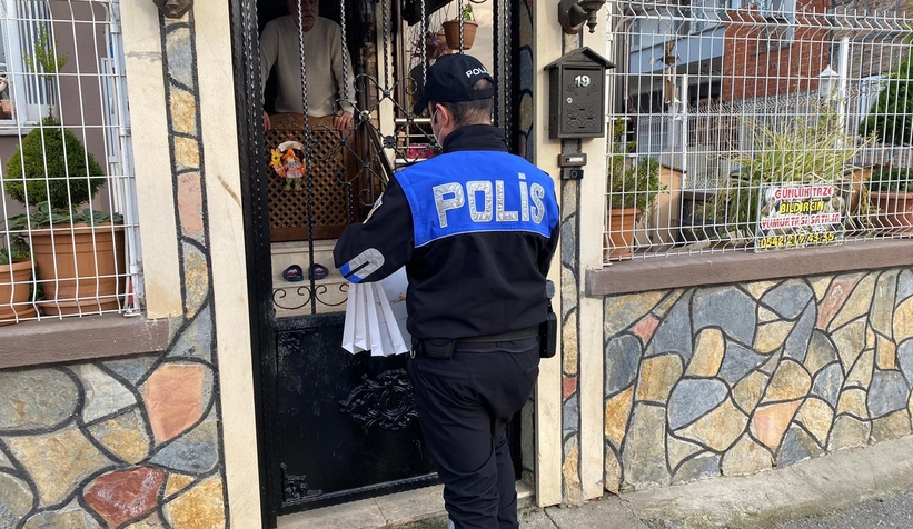 Ev ev gezip vatandaşı bilgilendirdiler