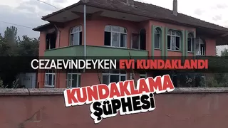 Ev yandı, kundaklama iddiası