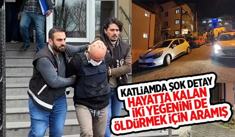 Evde bulunmayan 2 yeğenini öldürmek için aramış