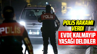 Evde kalmayıp yasağı deldiler