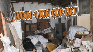 Evden 4 ton çöp çıktı