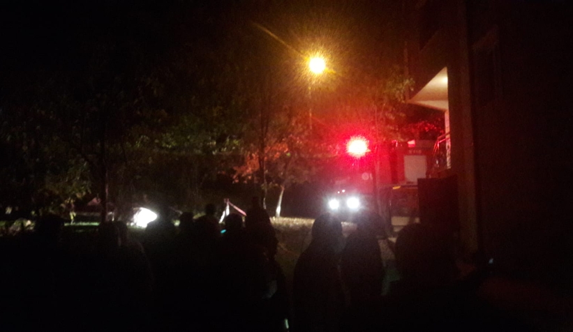 Eve sıçramadan söndürüldü