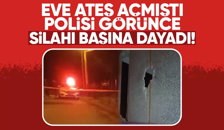 Eve silahlı saldırı düzenleyen kişi yakalandı