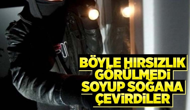 Evi soyup soğana çevirdiler