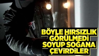 Evi soyup soğana çevirdiler