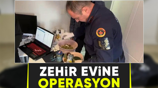Evi uyuşturucu imalathanesine çevirmiş
