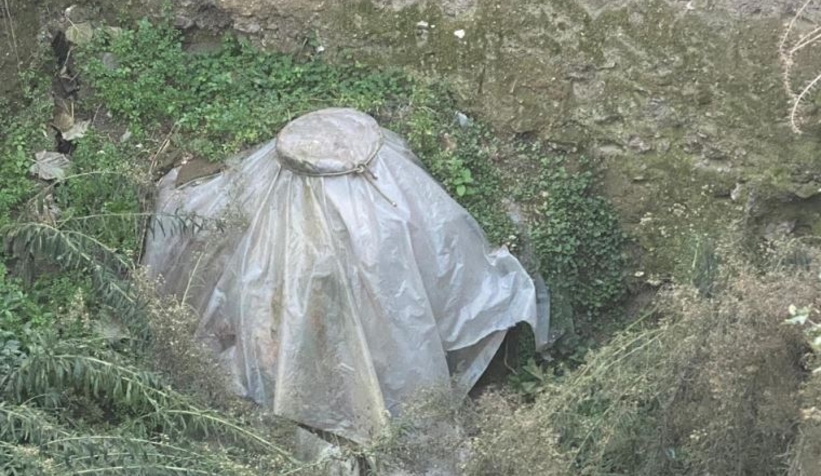 Evin altından dev küp çıktı