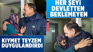 Evini su basan gözü yaşlı kadın sözleriyle gönülleri fethetti