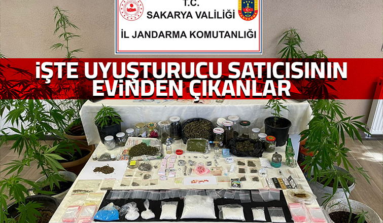 Evini uyuşturucu deposuna çevirmişti, yakalandı