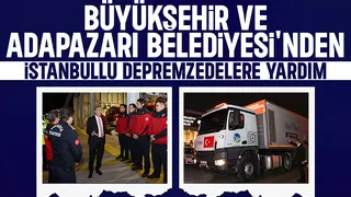Evlerine giremeyen İstanbullulara Sakarya'dan yardım