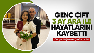 Evli çift 3 ay ara ile öldü