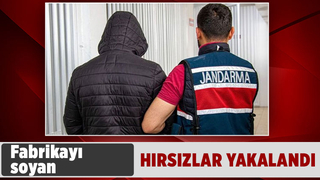 Fabrika hırsızları yakalandı