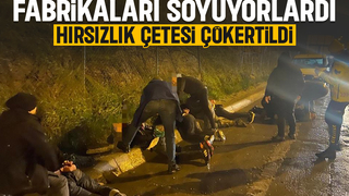 Fabrika soyguncuları operasyonla yakalandı
