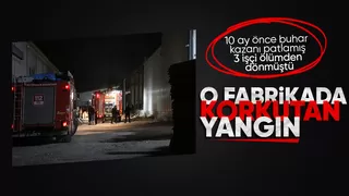 Fabrikada ağaç tozu silosu yandı