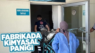Fabrikada kimyasalla temas eden işçiler hastaneye kaldırıldı