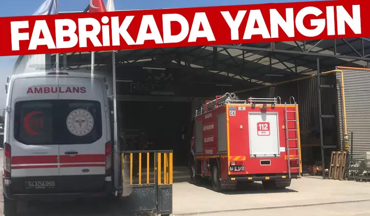 Fabrikada korkutan yangın