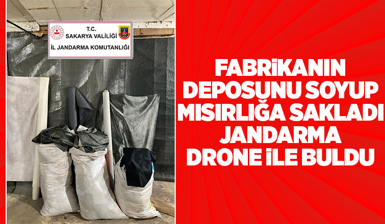 Fabrikadan çalınan malzemeler mısırlıktan çıktı