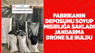 Fabrikadan çalınan malzemeler mısırlıktan çıktı