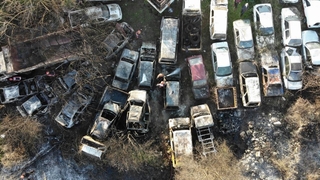 Yediemindeki 30’a yakın araç yandı