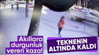 Faciadan dönülen kaza anı kamerada