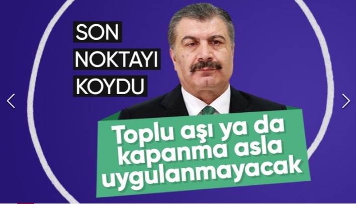 Fahrettin Koca'dan kapanma açıklaması: 85 milyon müsterih olsun