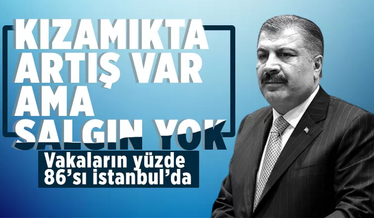 Fahrettin Koca: Kızamık vakalarının yüzde 86'sı İstanbul'da