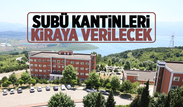 Fakülte ve MYO kantinleri kiraya verilecek