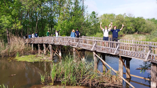Farklı renklerden 45 misafir Sakarya'nın cennet köşelerine hayran kaldı
